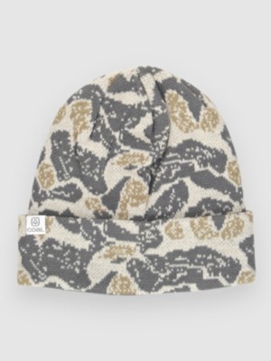 Coal Fjord Beanie grey abstract camo kaufen