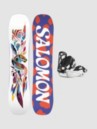 Salomon Grace+Goodtime XS black Kids Snowboardsæt