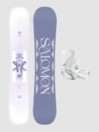 Salomon Lotus+Spell S white Zestaw snowboardowy