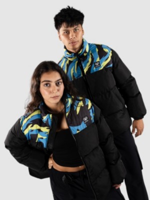 Black Tigra Pattern Chest Puffer Bunda