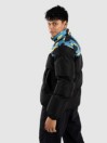 Polypop Black Tigra Pattern Chest Puffer Jacka