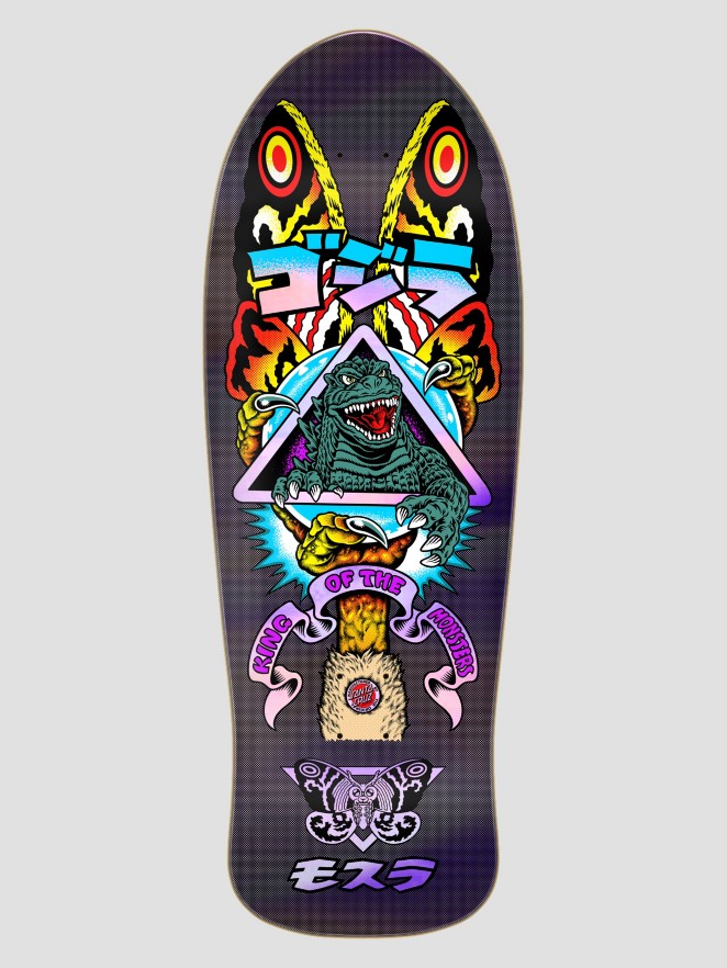 Santa Cruz X Godzilla Mothra Natas 10.5" Skateboard Deck