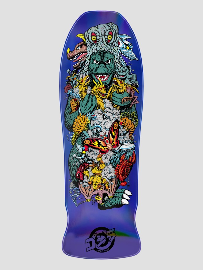 Santa Cruz X Godzilla Kaiju Roskopp 10.125" Skateboard Deck