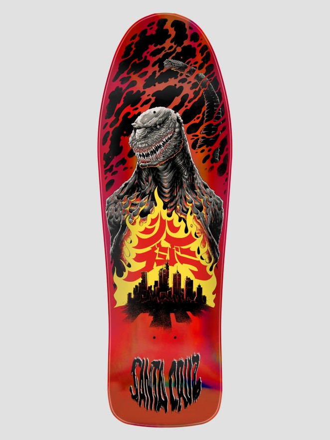 Santa Cruz X Godzilla Shin Knox Firepit 8.5" Skateboard Deck