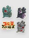 Santa Cruz X Godzilla Mylar 4 Autocolante Pack