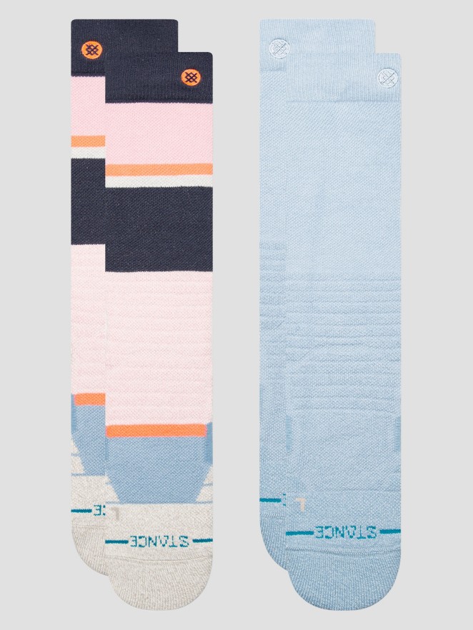 Stance Powdered Mid Poly Snow 2 Pack Tech Socks