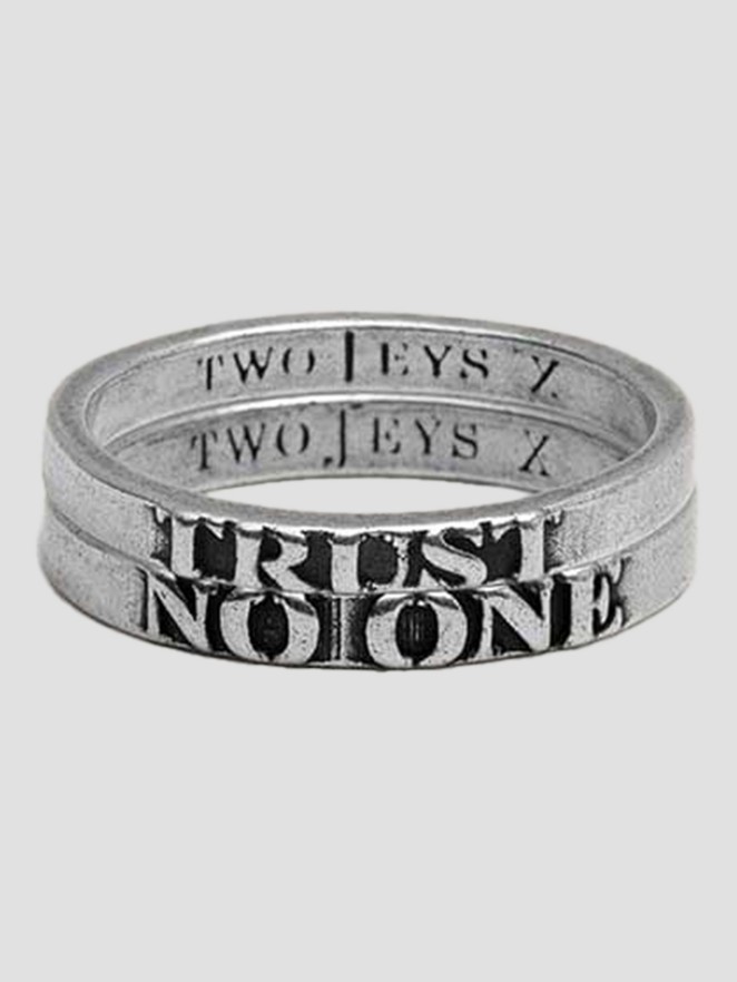 TwoJeys Trust No One Setplata 18 Jewellery