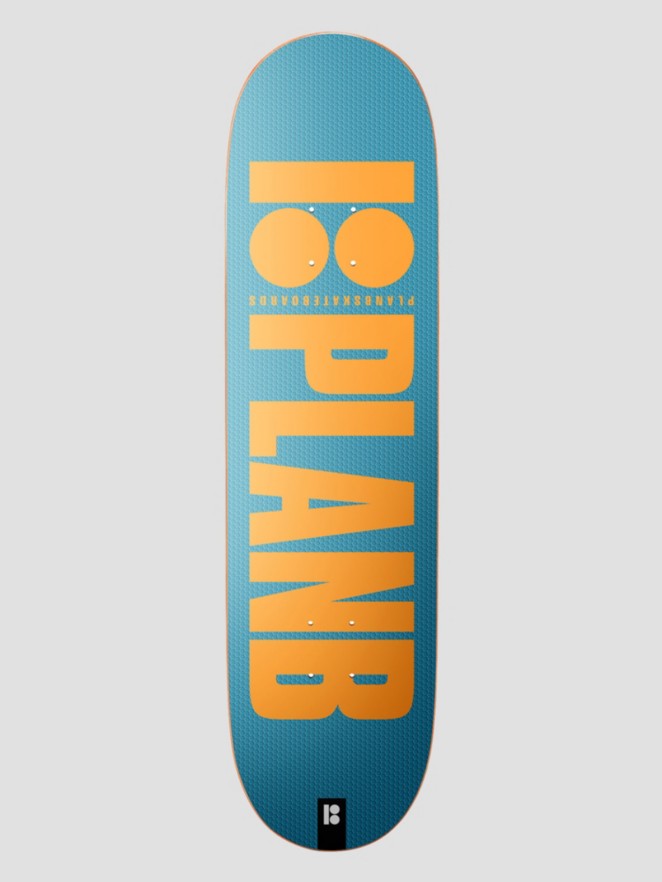 Plan B Og Metallic Blue-Yellow 8.75"X32.125" Skateb