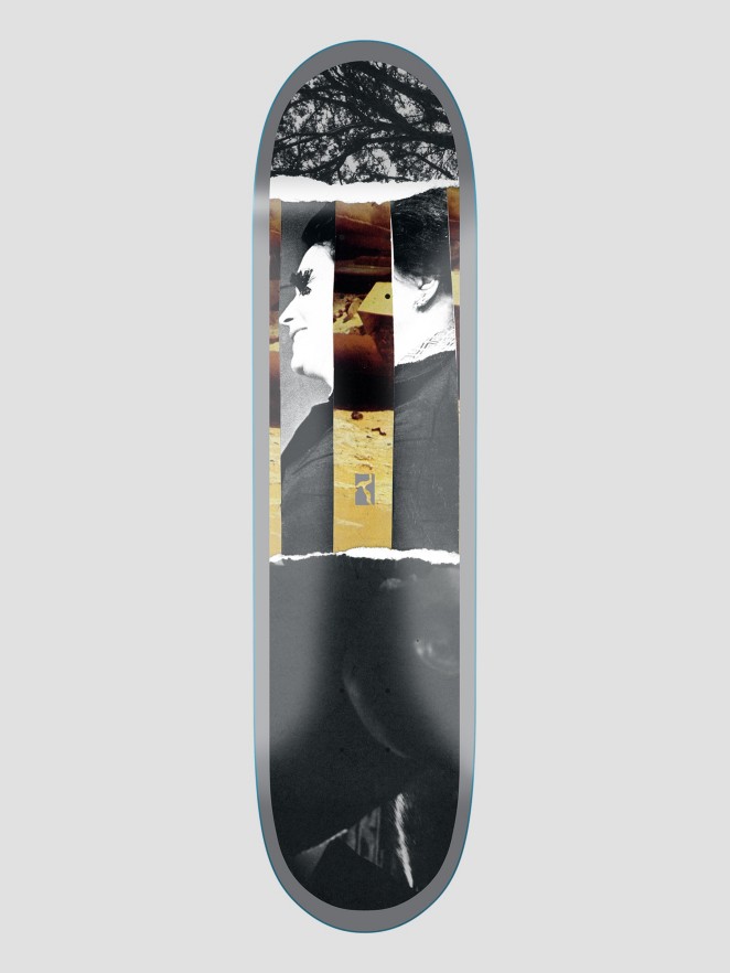 Poetic Collective Torn Collage 1 8" High Concave Skateboard De