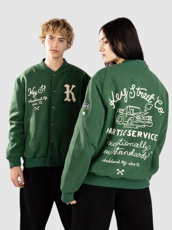 Key Street Work Varsity Jacket