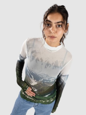 Mesh Layer Lang&aelig;rmet t-shirt