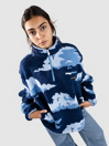 Blue Tomato Scenic Landscape Halfzip Half-Zip Fleece Swe