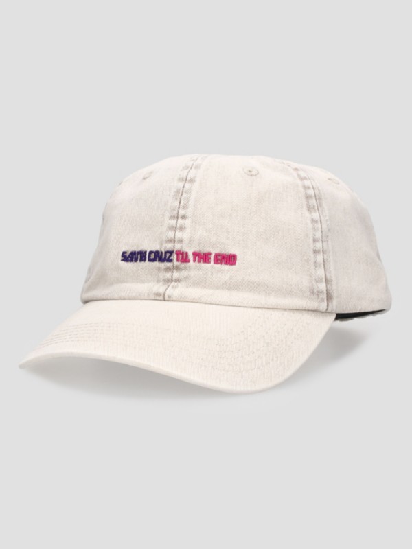 Santa Cruz Echo Camber Cap chalk acid wash