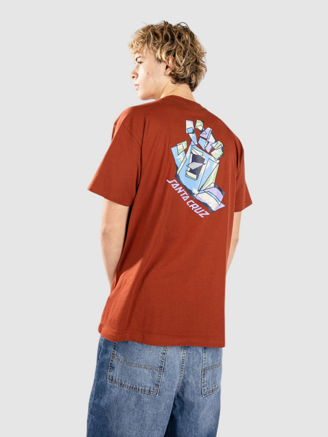 Santa Cruz Screaming Scratched Hand Strip Tricko