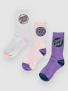 Santa Cruz Pop Dot 3 Pack Ponožky
