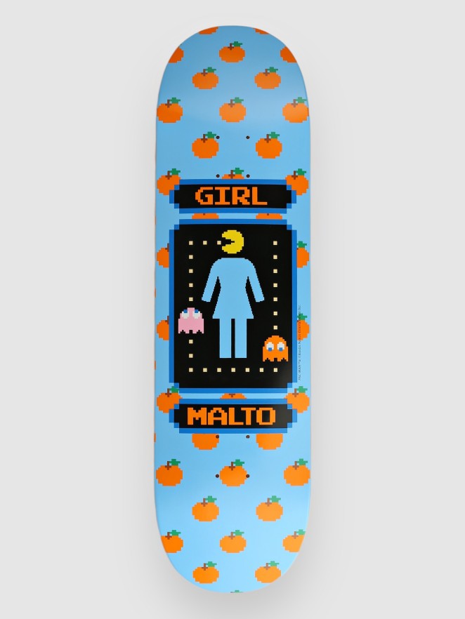 Girl Malto Pac-Man Twin Tip 8.5″ Skateboard Deck