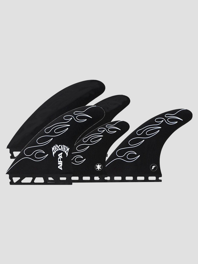 Futures Fins Quad Thruster 5 Aipa X Mayhem Finne Set