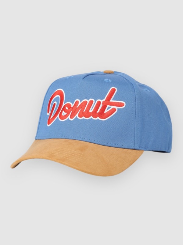 Donut Outline Snapback Cap blue