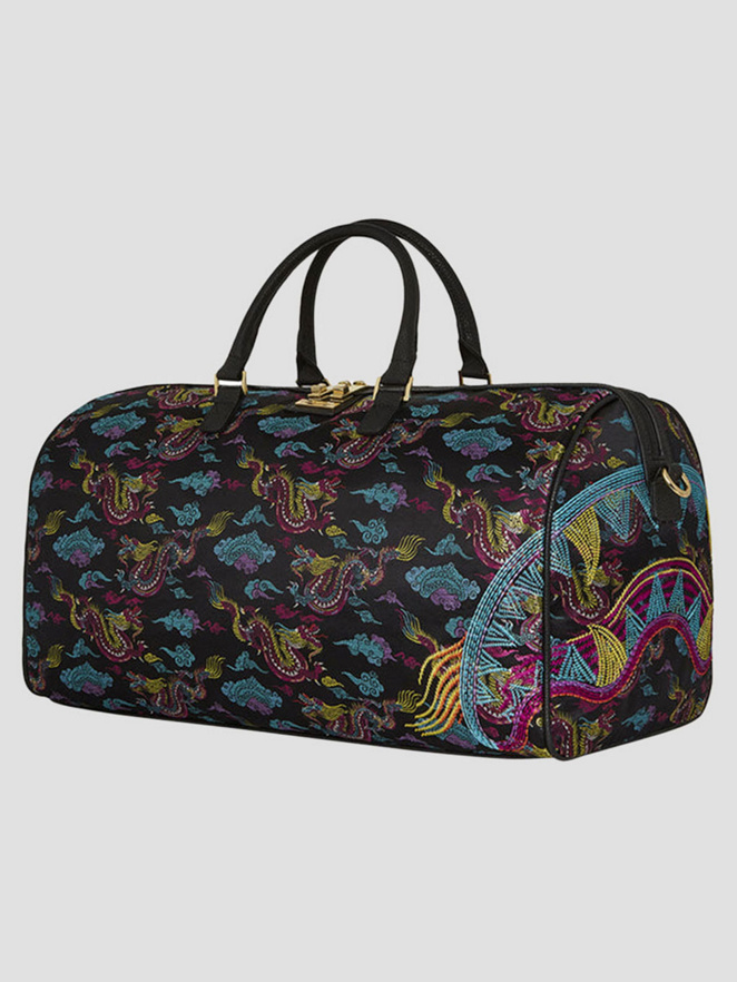 Sprayground Embroidered Dragons Duffle Reisetasche