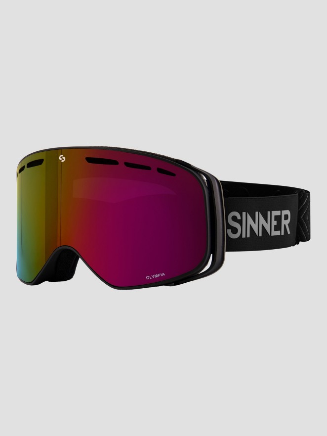 Sinner Olympia Matte Black Goggle