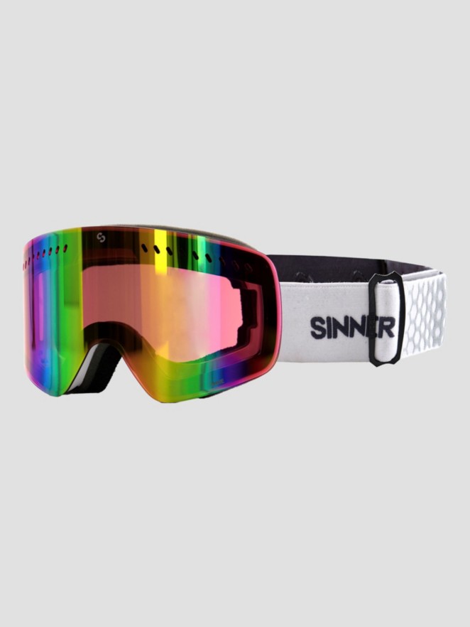 Sinner Pine Matte White Snowboardové brýle