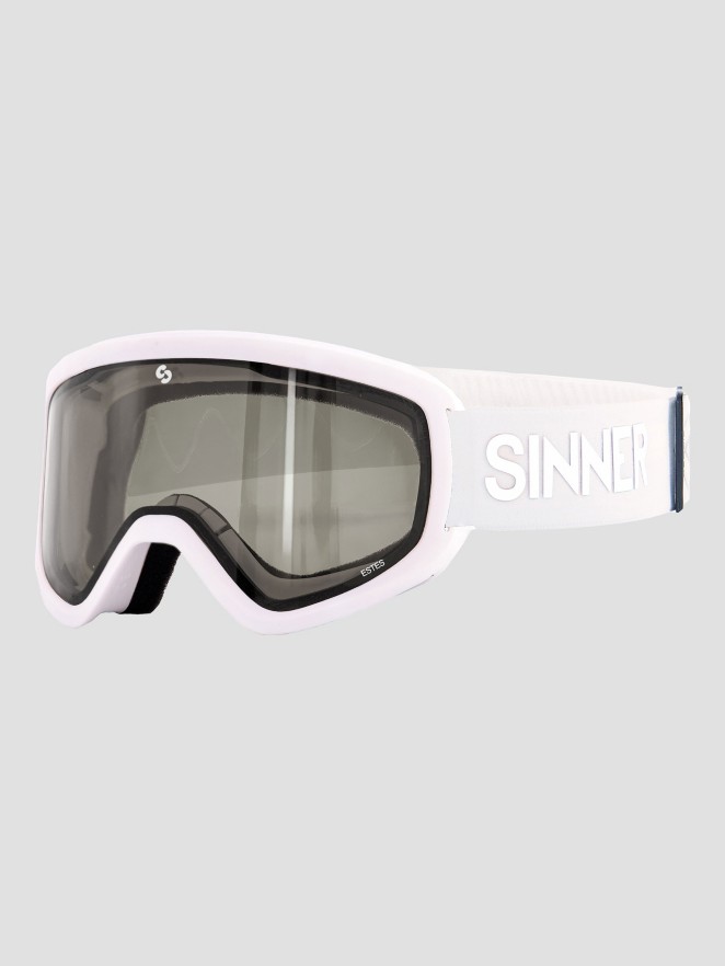 Sinner Estes Matte White Goggle