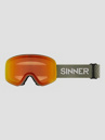 Sinner Snowghost Sintrast Trans+ Matte Moss Grn Snowboardové brýle