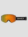 Sinner Aura Matte Black Snowboardové brýle