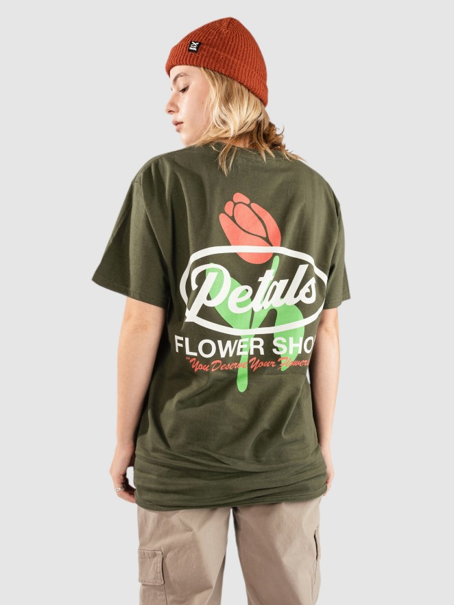 Petals and Peacocks Flower Shop T-shirt