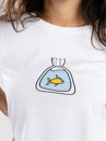 A.LAB Goldfishy Cropped Tricko