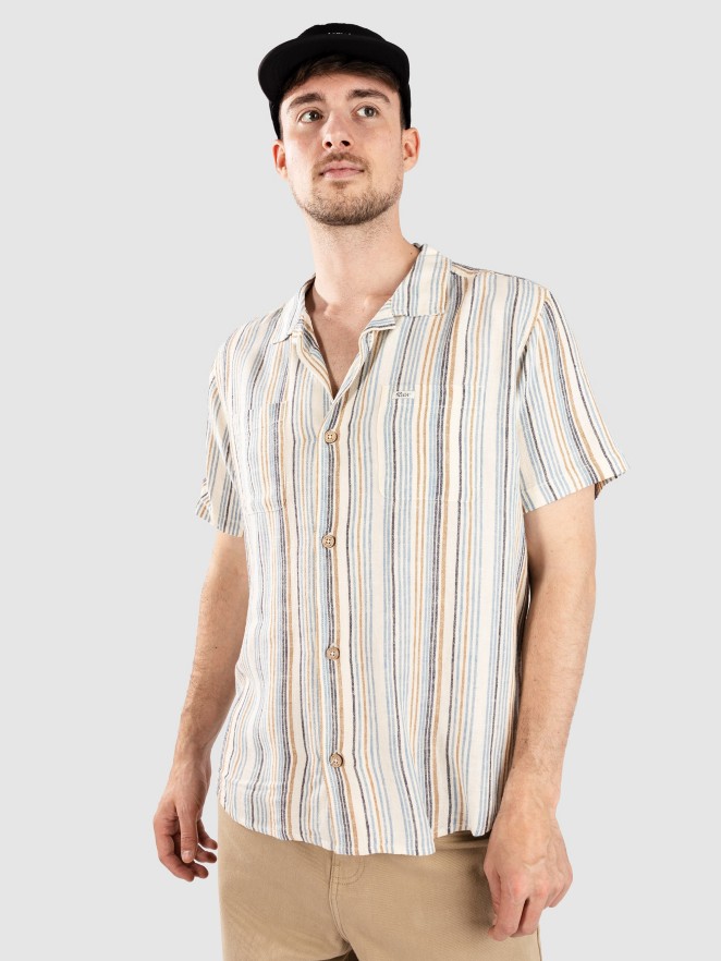 RVCA Exotica Stripe Camicia