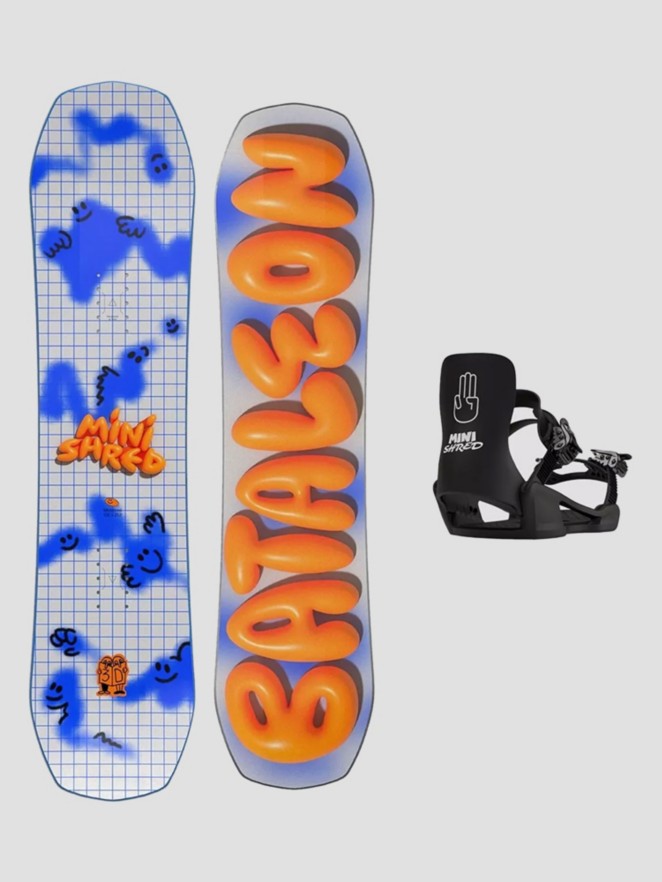 Bataleon Minishred + Minishred XS 2025 Snowboard Set