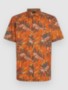 orange dipped leaves