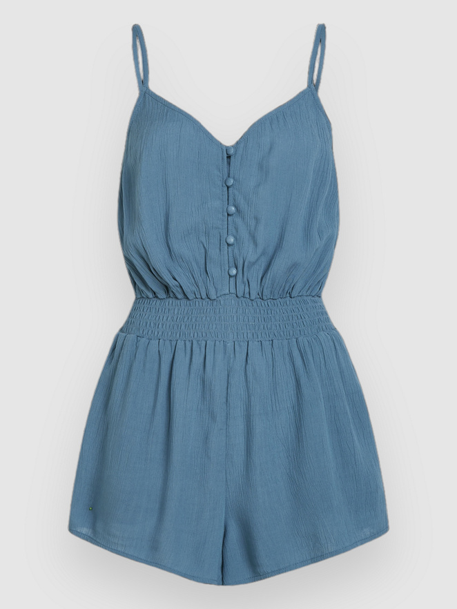 O'Neill Thin Strap Buttoned Romper Jumpsuit