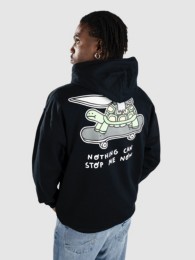 Sweat à Capuche Homme No Fear Noir, Taille M, Style Urbain Skate Avec Motif Graphique