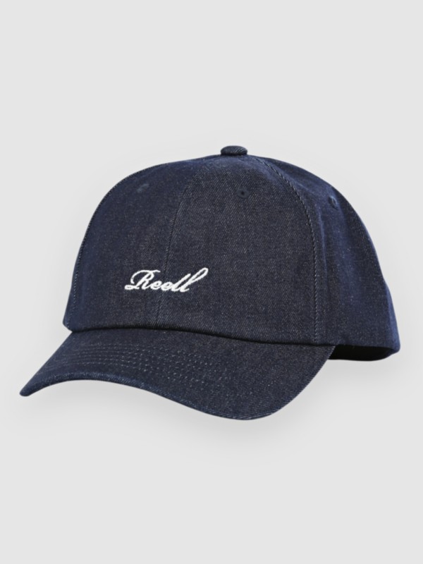 REELL Single Script Cap pure denim