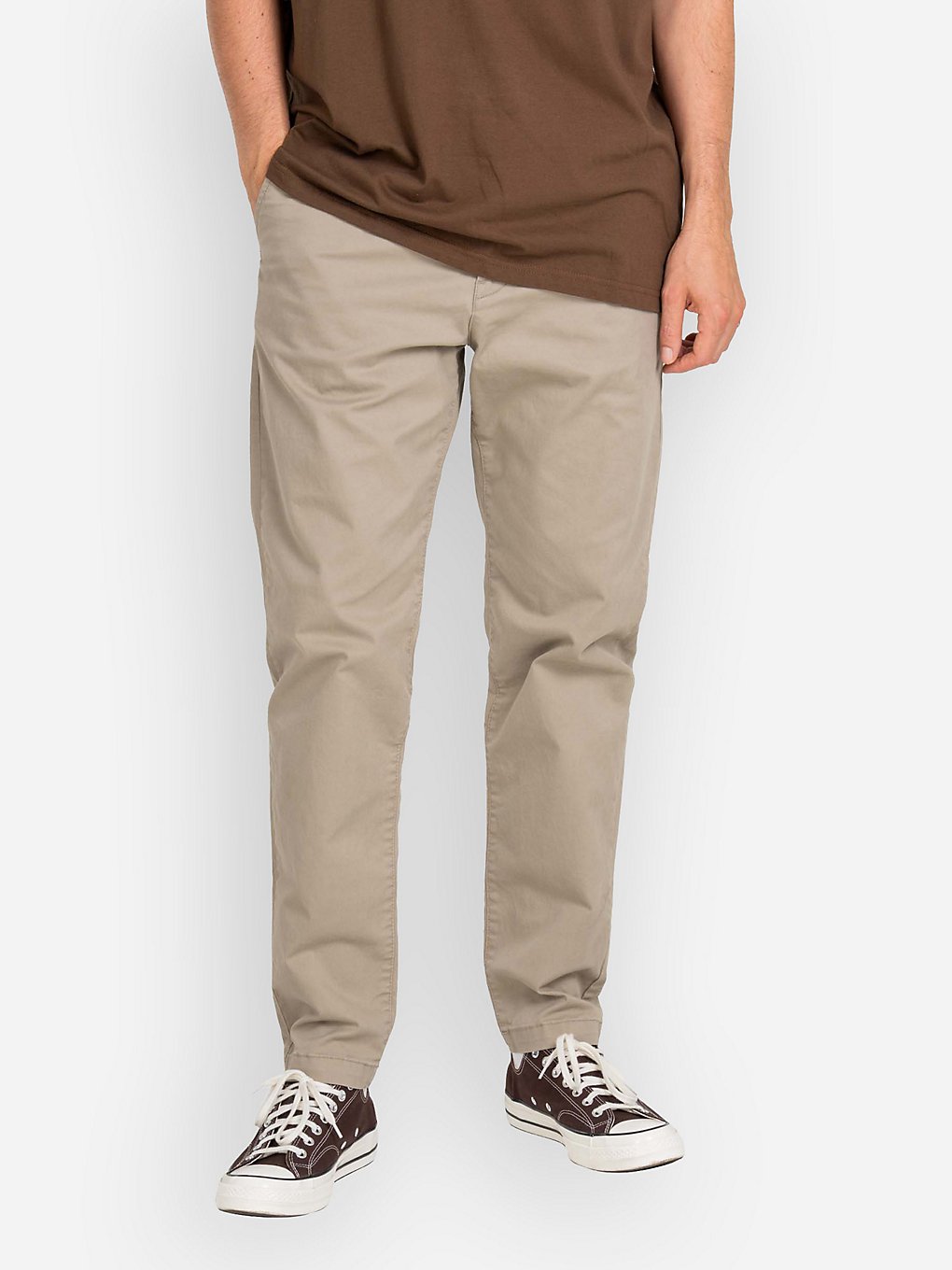 REELL Pulse Organic Chino Broek Creme