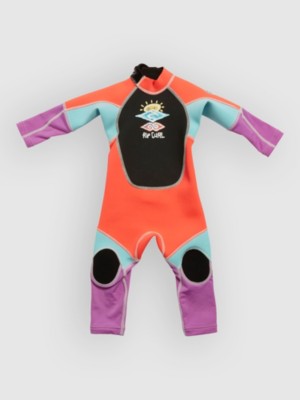 Rip Curl Omega Bz Easy On/Off Kids Wetsuit Roze