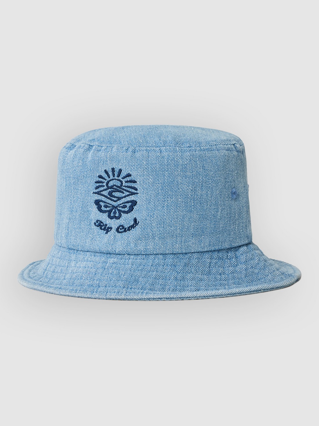Rip Curl Denim Short Brim Bucket Hat mid blue