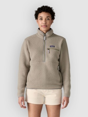 Patagonia Retro Pile Marsupial Half-Zip Fleece Pullover river rock green Gr. L