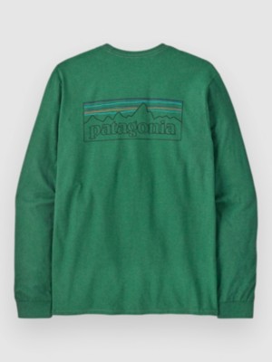 Patagonia P-6 Logo Responsibili Longsleeve heartleaf grn kaufen