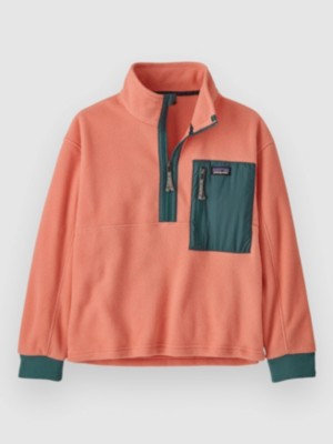 Patagonia Microdini 1/2 Kids Half-Zip Fleece Pullover peak pink kaufen