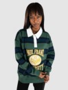 Daisy Street x Paul Frank Embroidered Varsity Rugby Sweat Long Sleeve