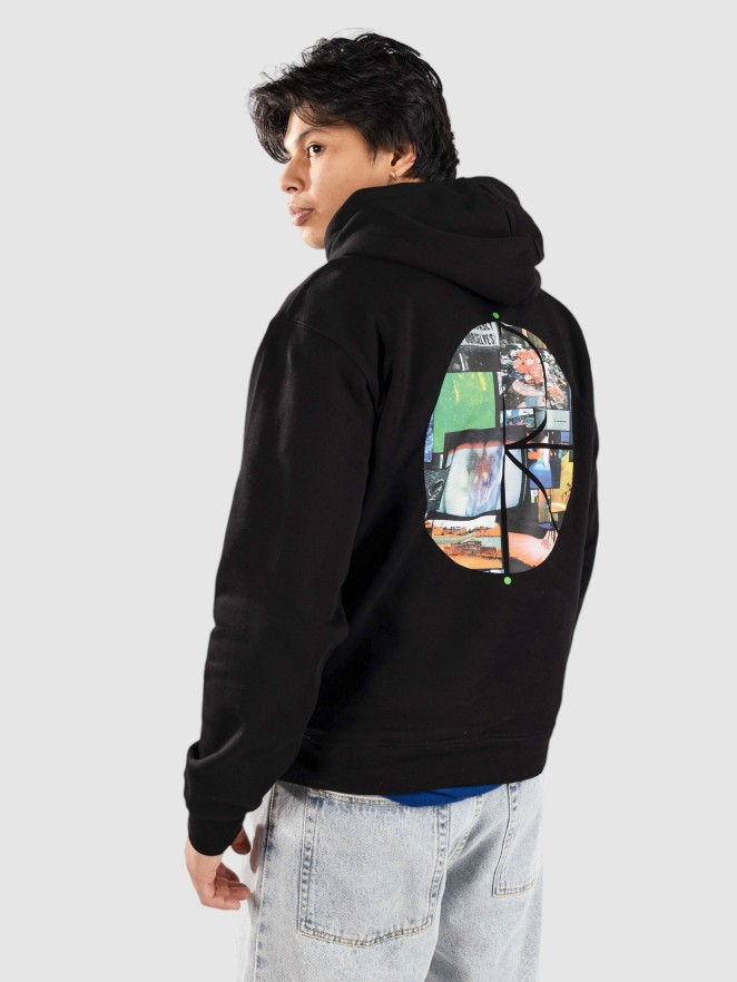 Polar Skate Dave - Fill Logo - Ourselves Collage Hoodie