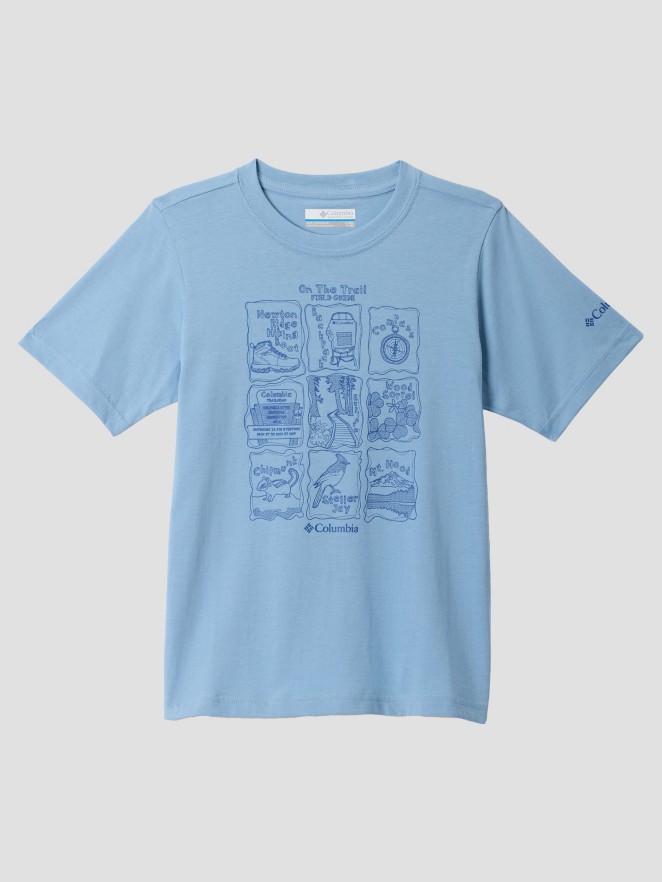 Columbia Valley Creek Short Sleeve Graphic Kids T-skjorte