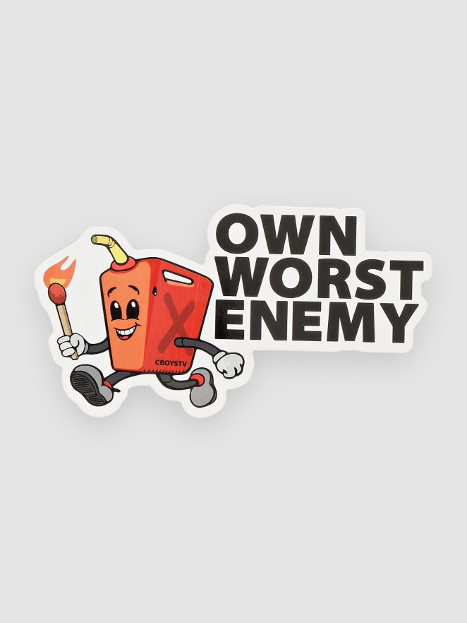 CBoysTV Own Worst Enemy Sticker