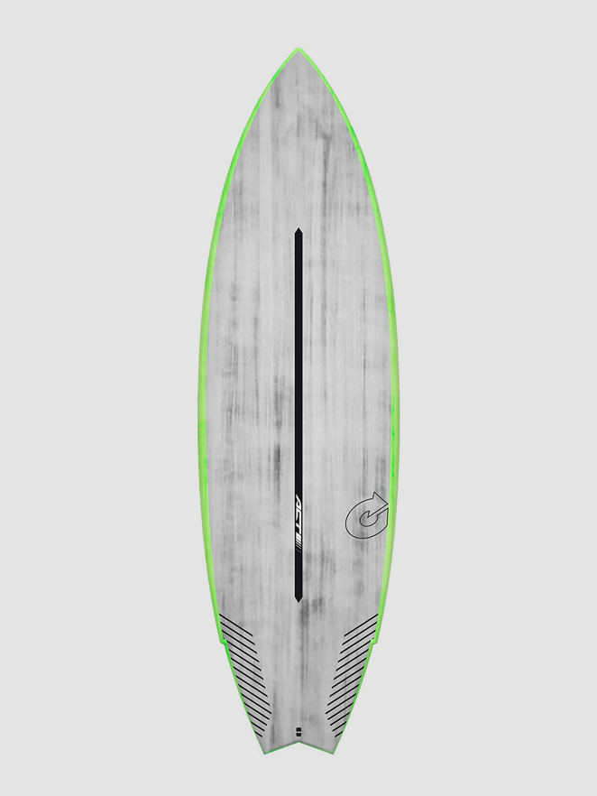Torq Act Prepreg Go-Kart Greenrail 5'10 Surfboard