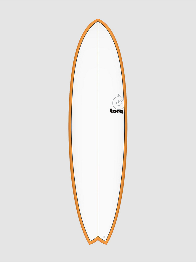 Torq Epoxy Tet Mod Fish Orangerail 7'2 Surfboard