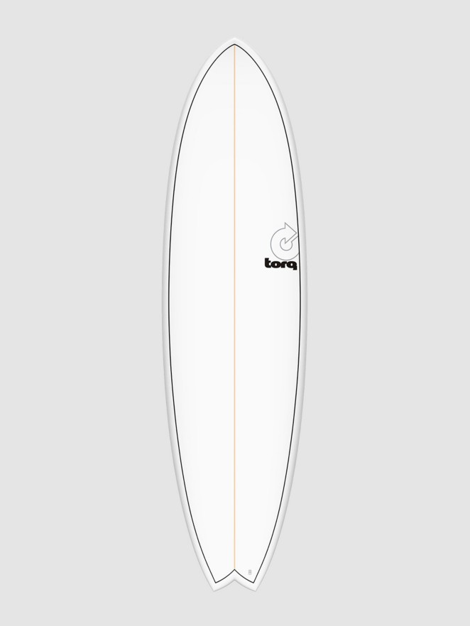 Torq Epoxy Tet Mod Fish Pinlines 7'2 Surfboard