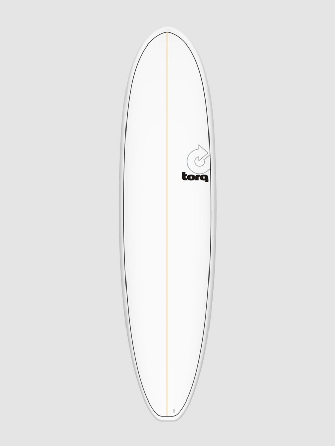 Torq Epoxy Tet V+ Funboard Pinlines 7'4 Surfboard